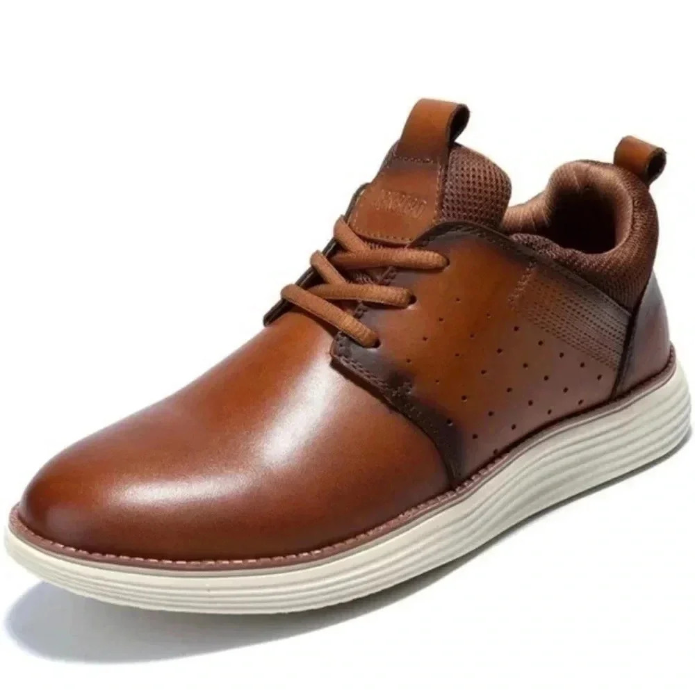 Arkbird Men’s Leather Oxford Casual Sneakers size 10